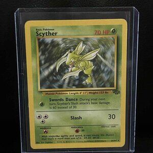 Scyther - 26/64 - Rare - Unlimited Edition  Jungle Trading Card